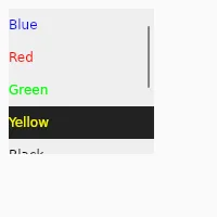 listview example